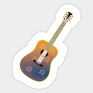 Guitar Vibes Sticker